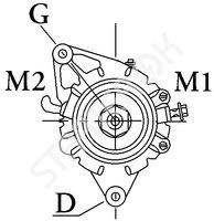 Alternator 114828 CARGO