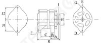 Alternator 114866 CARGO