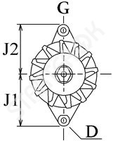 Alternator 115409 CARGO