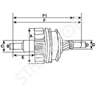 Clutch starter 333732 CARGO