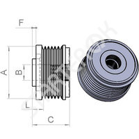 Freewhell clutch Alternator 333340 CARGO