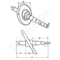 Shaft Swash Plate 250846 CARGO