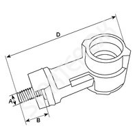 Terminal electric universal parts 133093 CARGO