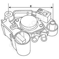 Voltage regulator alternator 330521 CARGO