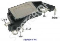 Voltage regulator alternator D432 TRANSPO