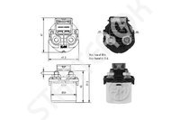 Solenoid Relay starter ZM  ZM102