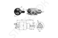 Solenoid Relay starter ZM  ZM1477