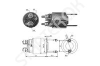 Solenoid Relay starter ZM  ZM1596