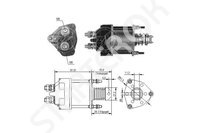 Solenoid Relay starter ZM  ZM1650