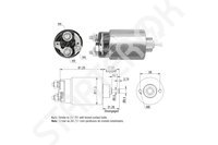 Solenoid Relay starter ZM1761 ZM