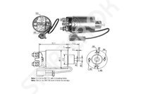 Solenoid Relay starter ZM4792 ZM