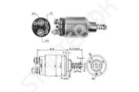 Solenoid Relay starter ZM538 ZM