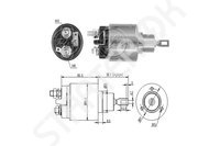 Solenoid Relay starter ZM575 ZM