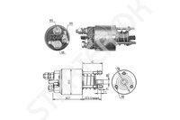 Solenoid Relay starter ZM6395 ZM