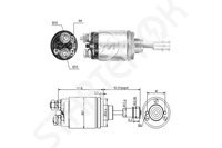 Solenoid Relay starter ZM  ZM643