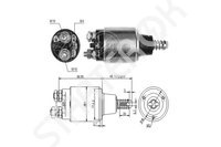 Solenoid Relay starter ZM648 ZM