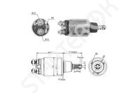 Solenoid Relay starter ZM6640 ZM