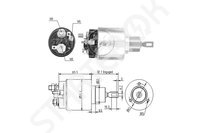 Solenoid Relay starter ZM675 ZM