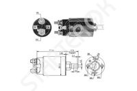 Solenoid Relay starter ZM692 ZM