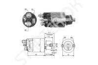 Solenoid Relay starter ZM  ZM701