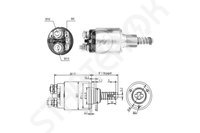 Solenoid Relay starter ZM  ZM734