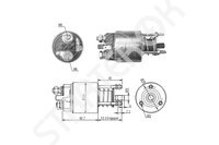 Solenoid Relay starter ZM7395 ZM