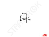 Alternator AS A3176 for Kia Ceed Pro  1.6 CVVT [G4FC]  10.2010 - 