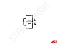Alternator AS A2054 for Isuzu Elf ELF 5.0 [4JH1]  01.2002&nbsp;-&nbsp;