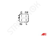 Alternator AS A5061 for Honda FR-V  1.8 [R18A1]  01.2007&nbsp;-&nbsp;