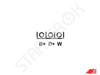 Alternator AS A4062 for Smart Smart  0.6 [M160E6ALB03]  07.1998 - 01.2004