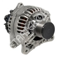 Alternator BOSCH 0124525140 remanufactured for Nissan Note  1.5 DCi [K9K700]  03.2006&nbsp;-&nbsp;