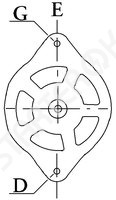 Alternator CARGO 114827 for Kia Magentis  2.0 [G4KA]  11.2005&nbsp;-&nbsp;
