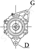 Alternator CARGO 114190 for Iseki Various Models    &nbsp;-&nbsp;