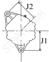 Alternator CARGO 114377 for Jeep Cherokee  2.8 CRD   11.2002&nbsp;-&nbsp;