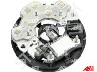 Rectifier with voltage regulator alternator