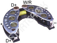 Rectifier alternator