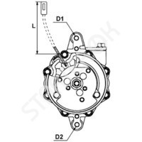 Compressors CARGO 240663 for Suzuki Wagon R   1.0 [K10A]  02.1998&nbsp;-&nbsp;05.2000