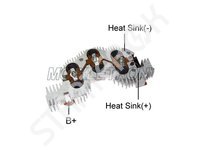 Rectifier alternator MOBILETRON 2REC0072339