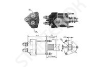 Solenoid Relay starter ZM 1SL0067026