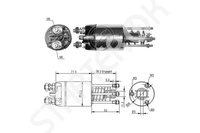 Solenoid Relay starter ZM 1SL0067028
