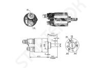 Solenoid Relay starter ZM 1SL0067039