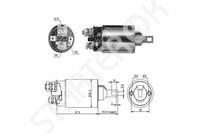 Solenoid Relay starter ZM 1SL0067070