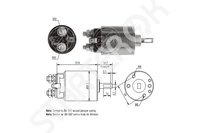 Solenoid Relay starter ZM 1SL0067108