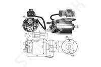 Solenoid Relay starter ZM 1SL0067114