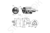 Solenoid Relay starter ZM 1SL0068359