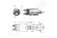 Solenoid Relay starter ZM 1SL0068377