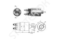 Solenoid Relay starter ZM 1SL0068378