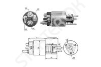 Solenoid Relay starter ZM 1SL0068387