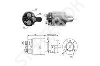 Solenoid Relay starter ZM 1SL0068400