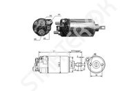 Solenoid Relay starter ZM 1SL0068420